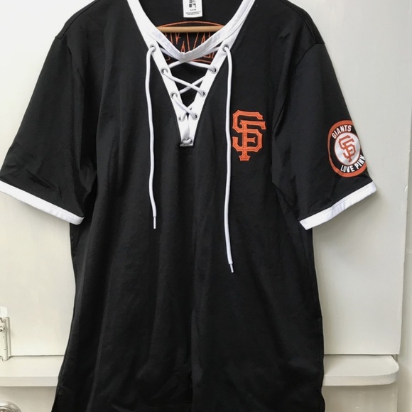 San Francisco Giants Lace-Up Oversized Jersey in - Picture 2 of 5